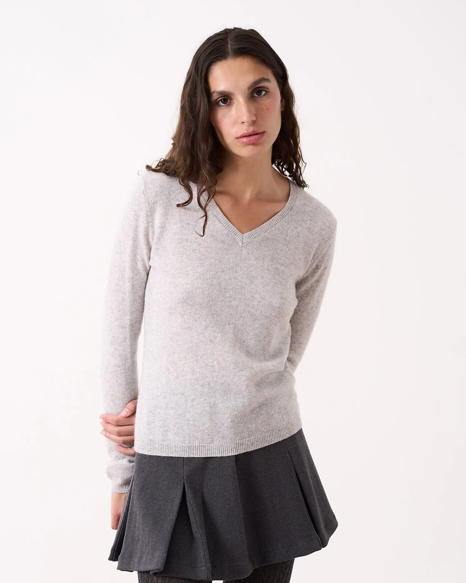 Absolut Cashmere Aife<DAMES V-Hals|100% Kasjmier