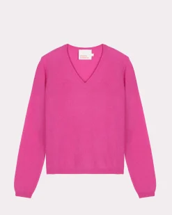 Absolut Cashmere Aife<DAMES V-Hals|100% Kasjmier