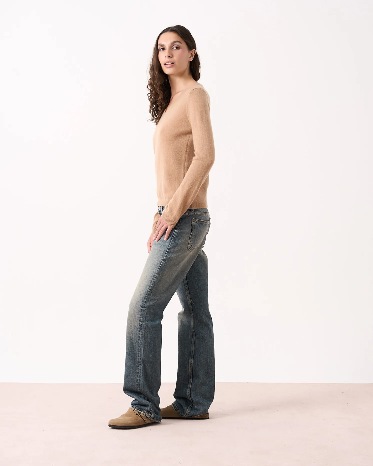 Absolut Cashmere Aife<DAMES V-Hals|100% Kasjmier