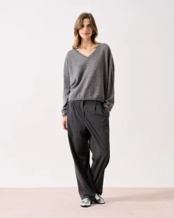 Absolut Cashmere Alicia<DAMES V-Hals|100% Kasjmier
