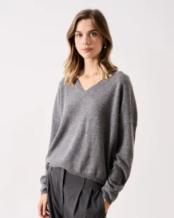 Absolut Cashmere Alicia<DAMES V-Hals|100% Kasjmier