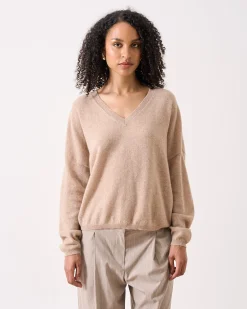 Absolut Cashmere Alicia<DAMES V-Hals|100% Kasjmier