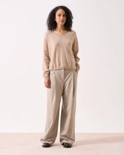 Absolut Cashmere Alicia<DAMES V-Hals|100% Kasjmier