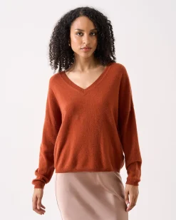 Absolut Cashmere Alicia<DAMES V-Hals|100% Kasjmier