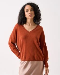 Absolut Cashmere Alicia<DAMES V-Hals|100% Kasjmier