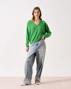 Absolut Cashmere Alicia<DAMES V-Hals|100% Kasjmier