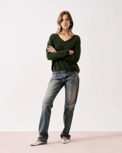 Absolut Cashmere Alicia<DAMES V-Hals|100% Kasjmier