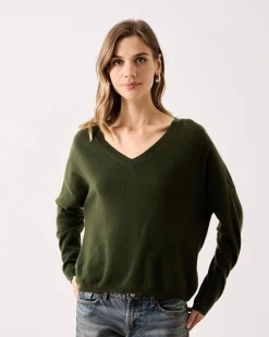 Absolut Cashmere Alicia<DAMES V-Hals|100% Kasjmier