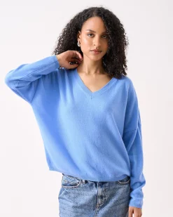Absolut Cashmere Alicia<DAMES V-Hals|100% Kasjmier