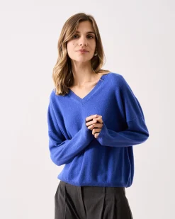 Absolut Cashmere Alicia<DAMES V-Hals|100% Kasjmier