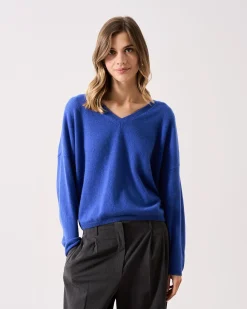 Absolut Cashmere Alicia<DAMES V-Hals|100% Kasjmier