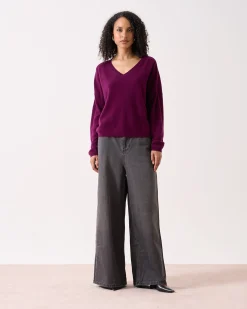 Absolut Cashmere Alicia<DAMES V-Hals|100% Kasjmier