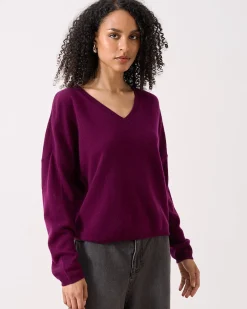 Absolut Cashmere Alicia<DAMES V-Hals|100% Kasjmier