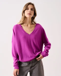 Absolut Cashmere Alicia<DAMES V-Hals|100% Kasjmier