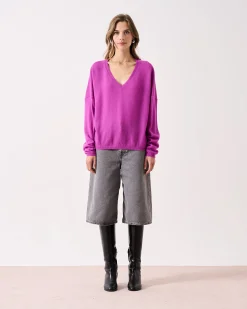 Absolut Cashmere Alicia<DAMES V-Hals|100% Kasjmier