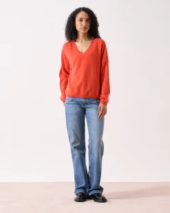 Absolut Cashmere Alicia<DAMES V-Hals|100% Kasjmier