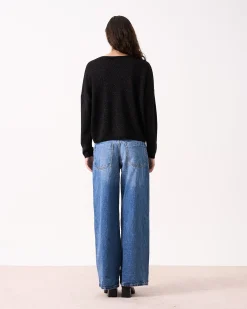 Absolut Cashmere Alicia Glitter<DAMES V-Hals