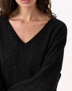 Absolut Cashmere Alicia Glitter<DAMES V-Hals