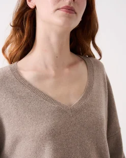 Absolut Cashmere Alicia Glitter<DAMES V-Hals