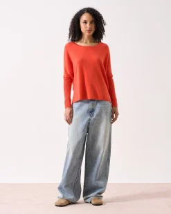 Absolut Cashmere Astrid<DAMES Ronde Hals|Poncho'S