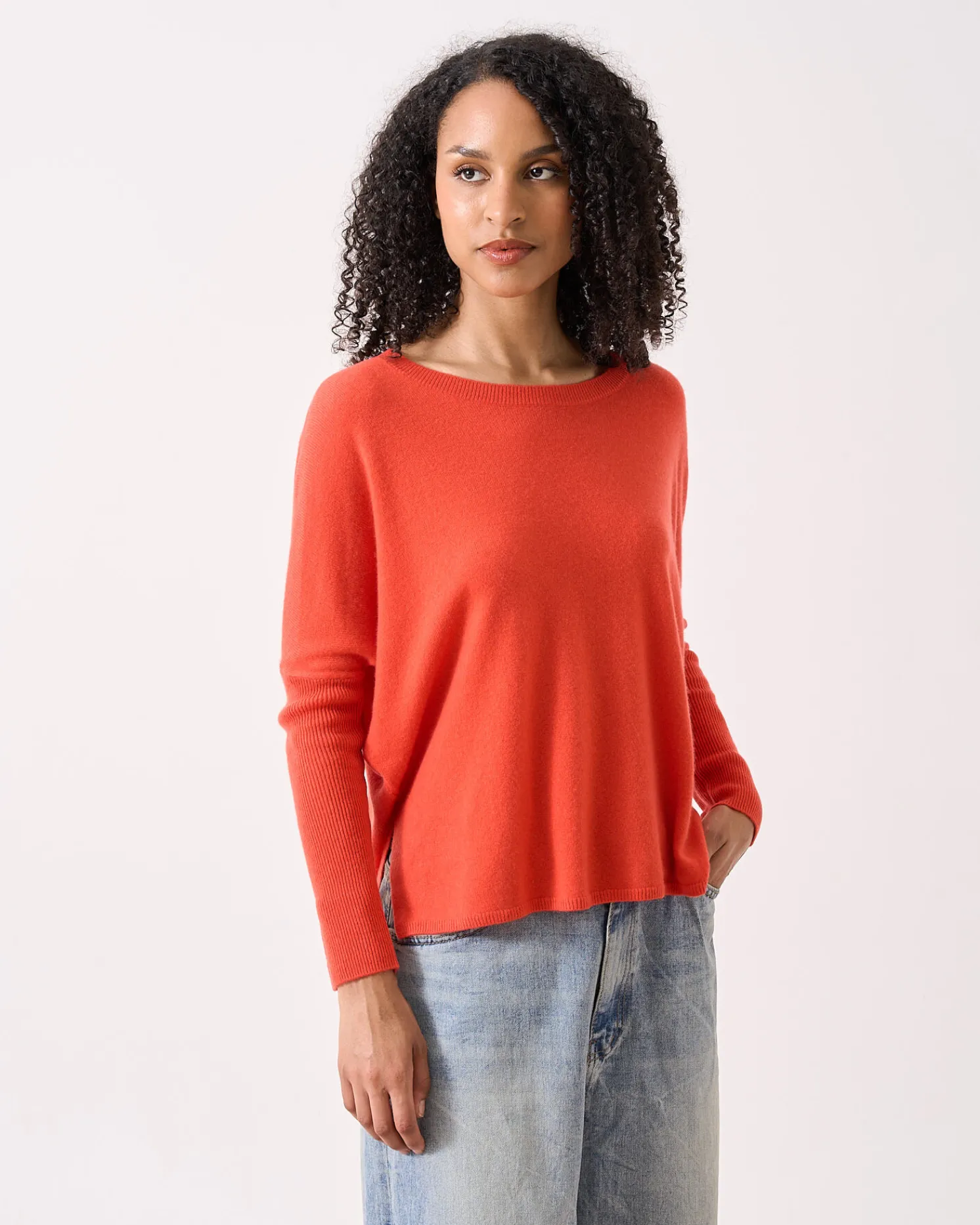 Absolut Cashmere Astrid<DAMES Ronde Hals|Poncho'S