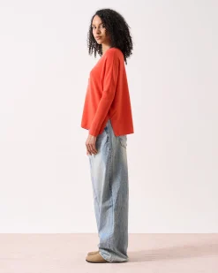 Absolut Cashmere Astrid<DAMES Ronde Hals|Poncho'S