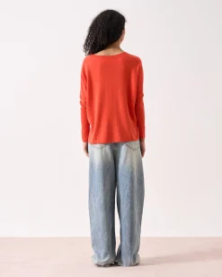 Absolut Cashmere Astrid<DAMES Ronde Hals|Poncho'S