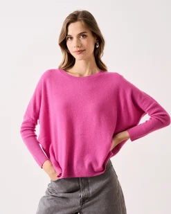 Absolut Cashmere Astrid<DAMES Ronde Hals|Poncho'S