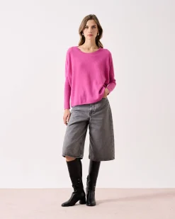 Absolut Cashmere Astrid<DAMES Ronde Hals|Poncho'S