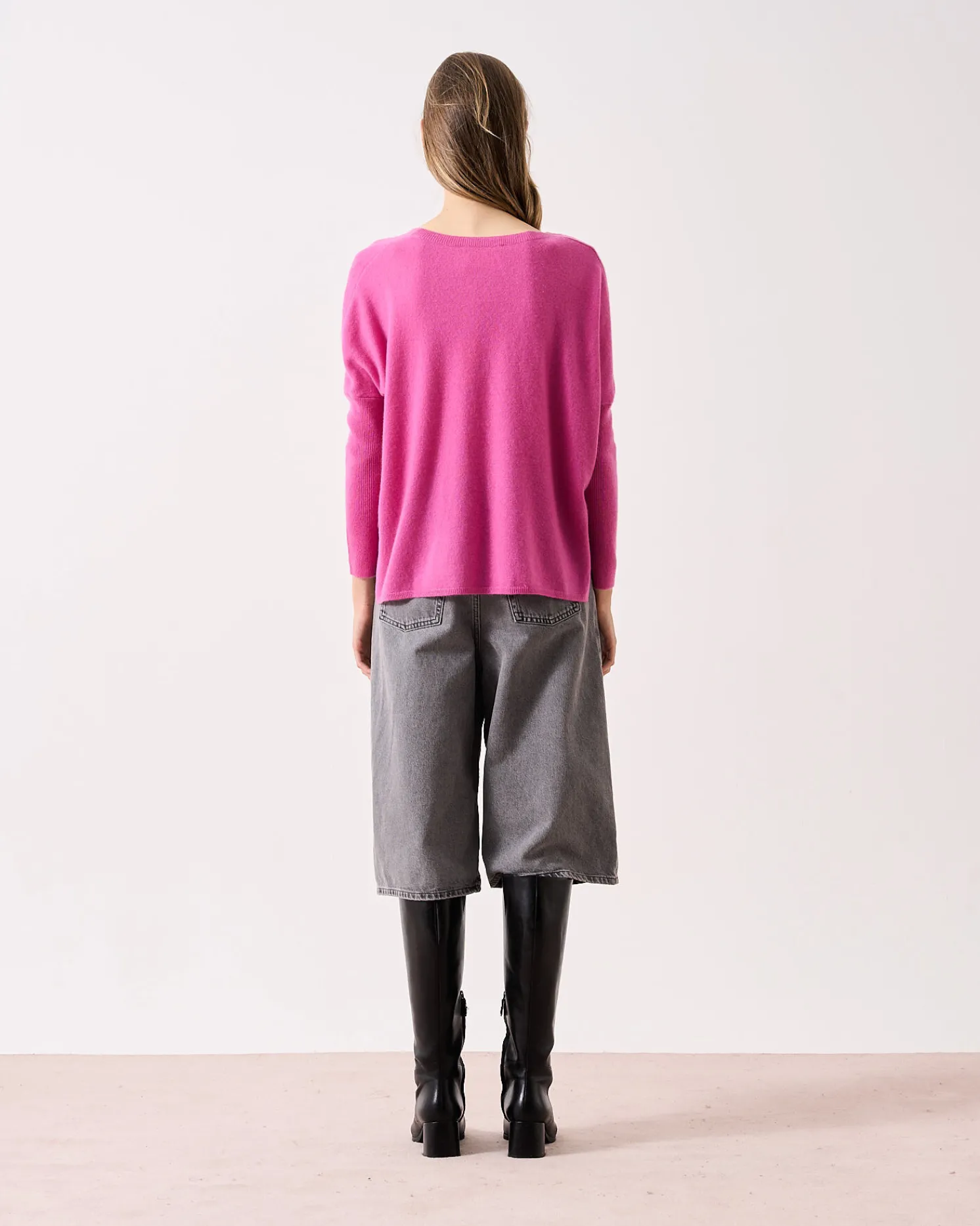 Absolut Cashmere Astrid<DAMES Ronde Hals|Poncho'S