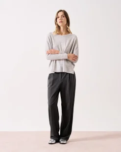 Absolut Cashmere Astrid<DAMES Ronde Hals|Poncho'S