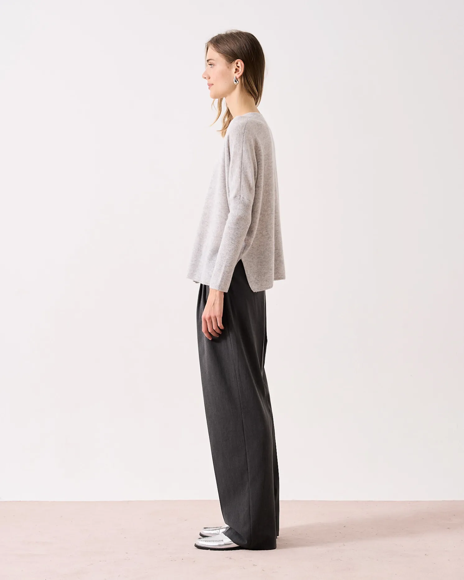Absolut Cashmere Astrid<DAMES Ronde Hals|Poncho'S
