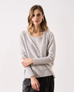 Absolut Cashmere Astrid<DAMES Ronde Hals|Poncho'S