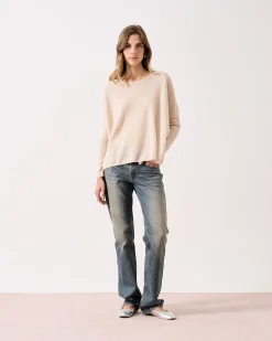 Absolut Cashmere Astrid<DAMES Ronde Hals|100% Kasjmier