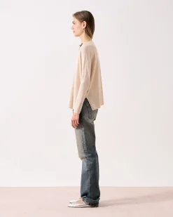 Absolut Cashmere Astrid<DAMES Ronde Hals|100% Kasjmier
