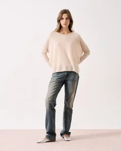 Absolut Cashmere Astrid<DAMES Ronde Hals|100% Kasjmier