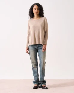 Absolut Cashmere Astrid<DAMES Ronde Hals|Poncho'S