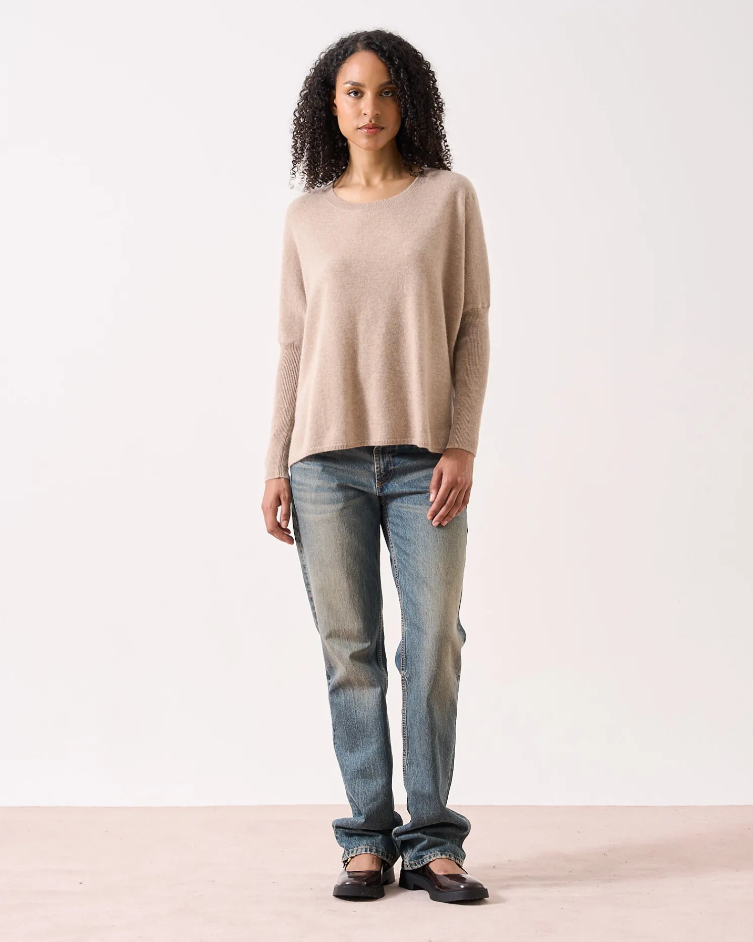 Absolut Cashmere Astrid<DAMES Ronde Hals|Poncho'S