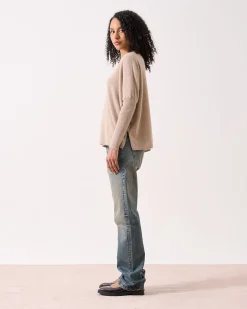 Absolut Cashmere Astrid<DAMES Ronde Hals|Poncho'S