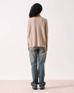 Absolut Cashmere Astrid<DAMES Ronde Hals|Poncho'S