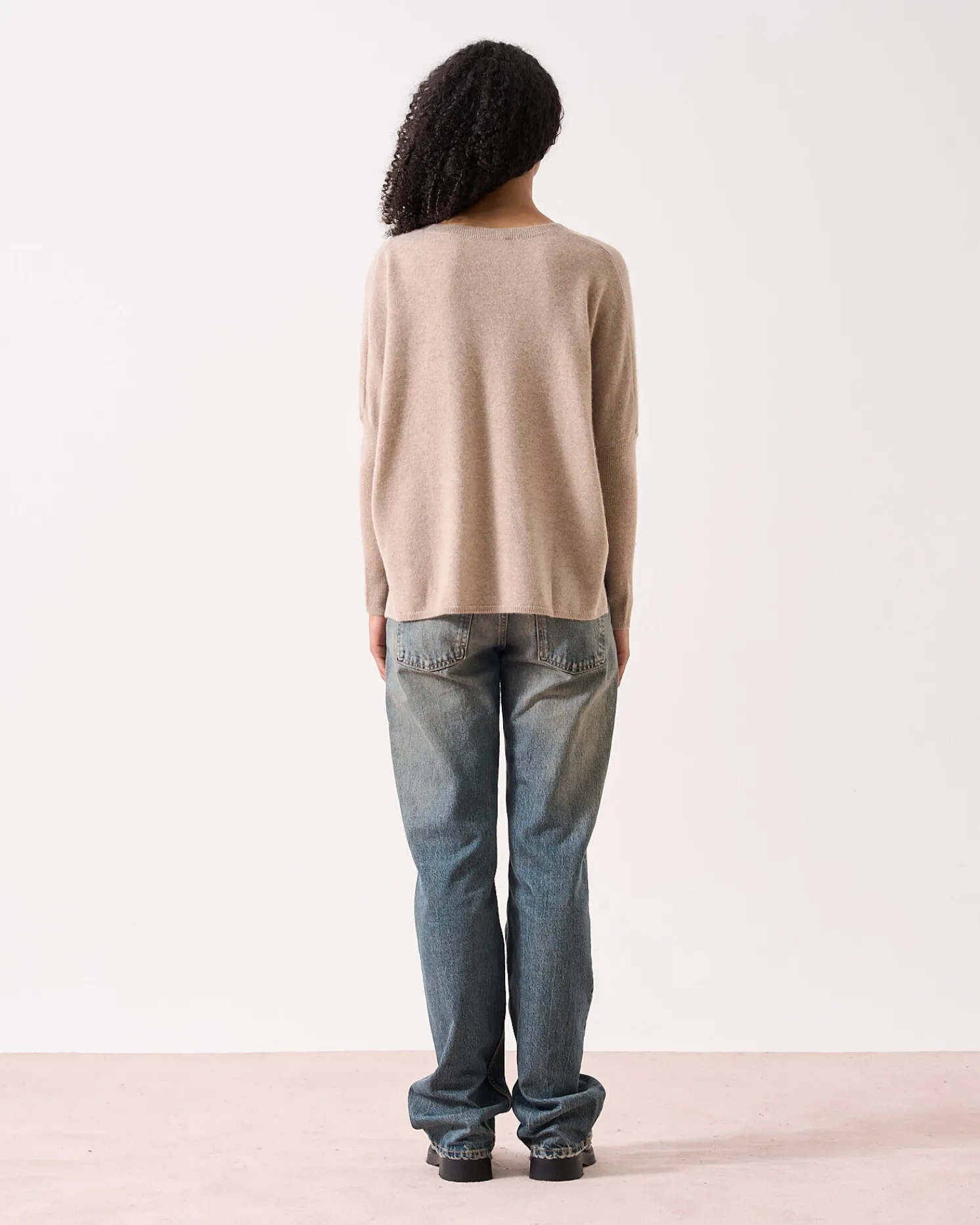 Absolut Cashmere Astrid<DAMES Ronde Hals|Poncho'S