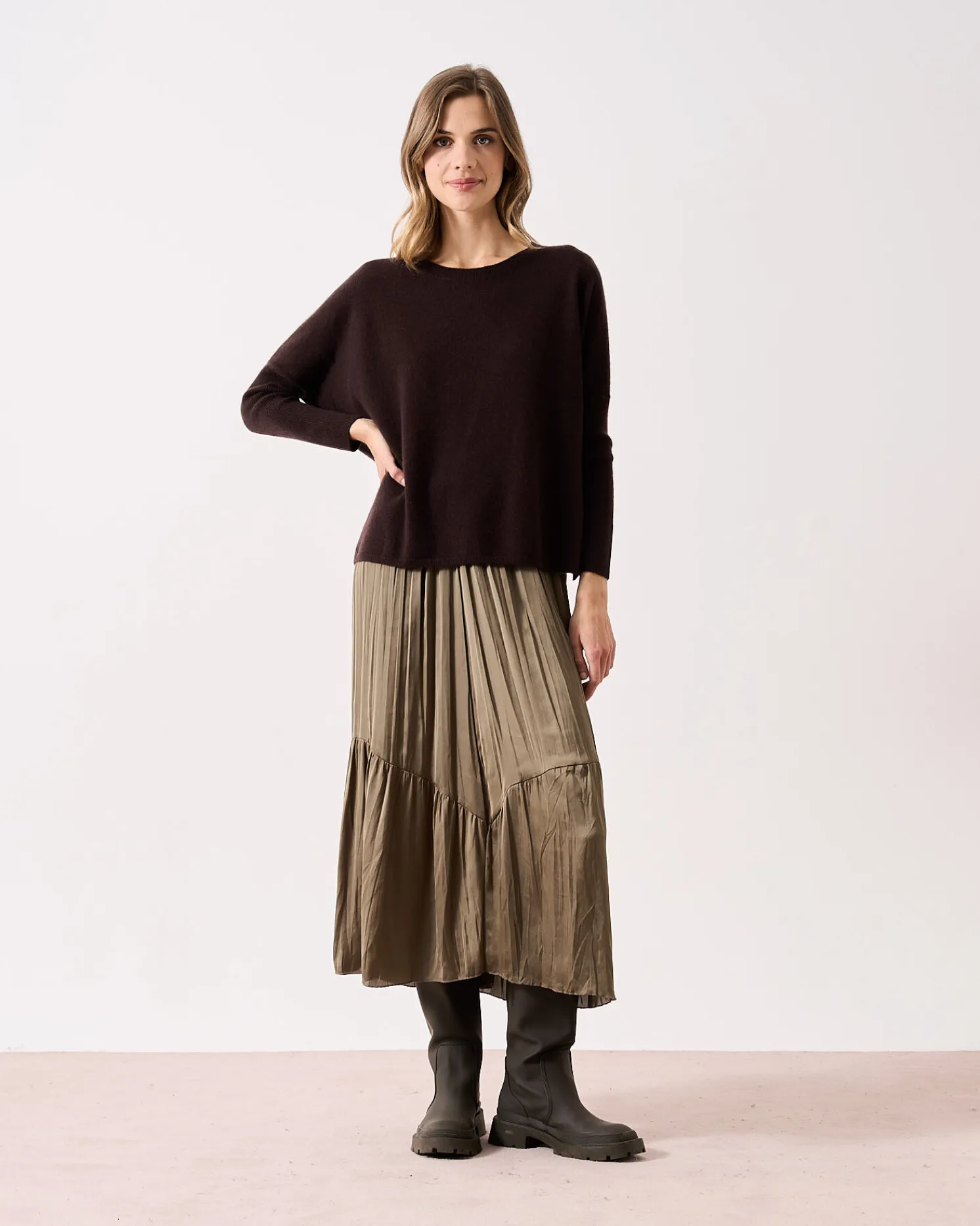 Absolut Cashmere Astrid<DAMES Ronde Hals|100% Kasjmier