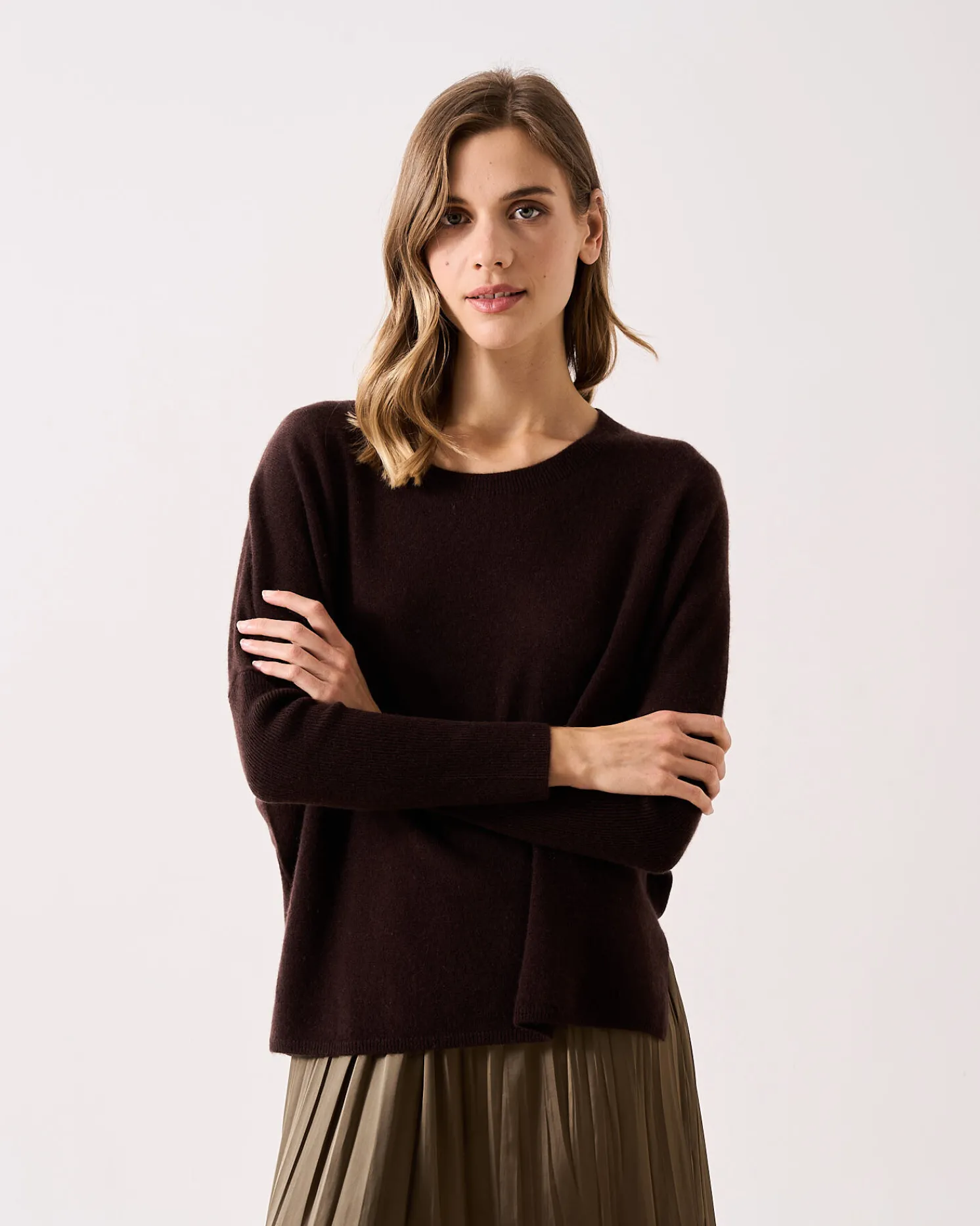 Absolut Cashmere Astrid<DAMES Ronde Hals|100% Kasjmier