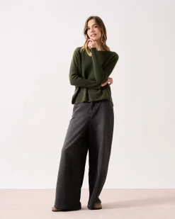 Absolut Cashmere Astrid<DAMES Ronde Hals|Poncho'S