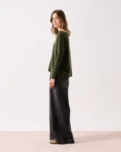 Absolut Cashmere Astrid<DAMES Ronde Hals|Poncho'S