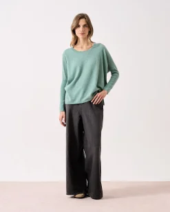 Absolut Cashmere Astrid<DAMES Ronde Hals|100% Kasjmier