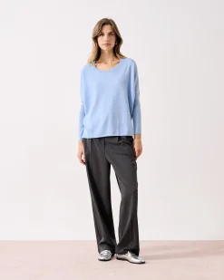 Absolut Cashmere Astrid<DAMES Ronde Hals|100% Kasjmier