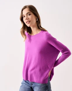 Absolut Cashmere Astrid<DAMES Ronde Hals|Poncho'S