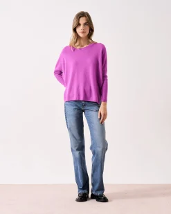 Absolut Cashmere Astrid<DAMES Ronde Hals|Poncho'S