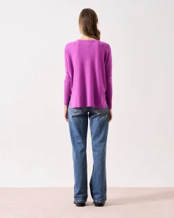 Absolut Cashmere Astrid<DAMES Ronde Hals|Poncho'S